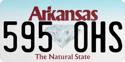 AR license plate 595OHS