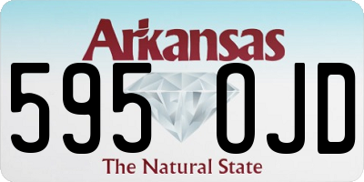 AR license plate 595OJD