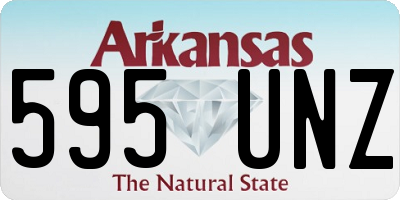 AR license plate 595UNZ