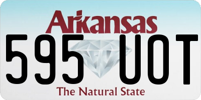 AR license plate 595UOT