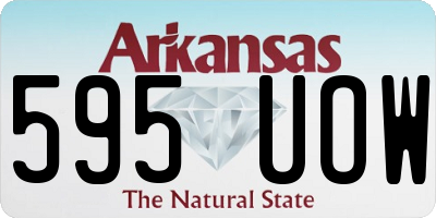 AR license plate 595UOW
