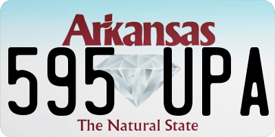 AR license plate 595UPA