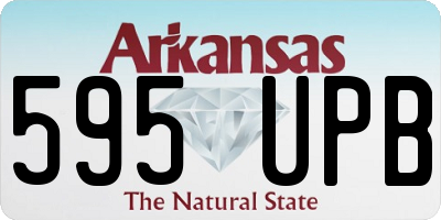 AR license plate 595UPB