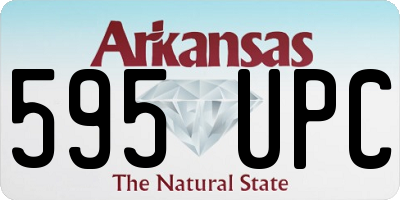 AR license plate 595UPC