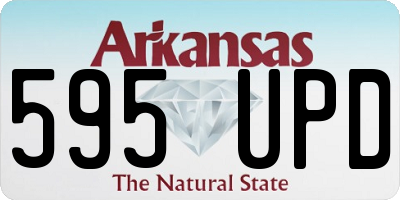 AR license plate 595UPD