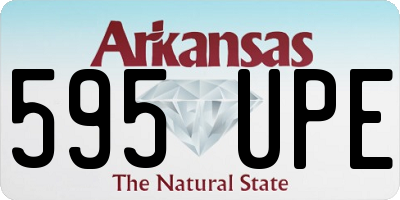AR license plate 595UPE