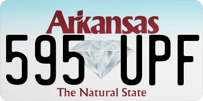 AR license plate 595UPF