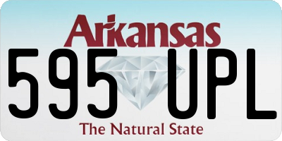 AR license plate 595UPL