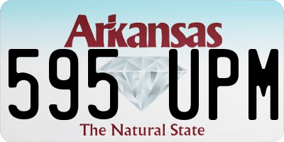 AR license plate 595UPM