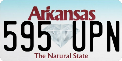 AR license plate 595UPN