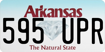 AR license plate 595UPR