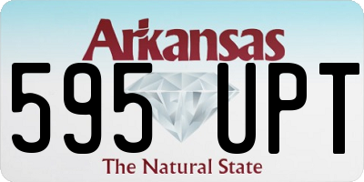 AR license plate 595UPT