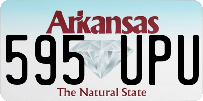 AR license plate 595UPU