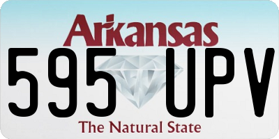 AR license plate 595UPV