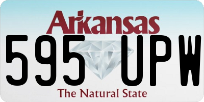 AR license plate 595UPW