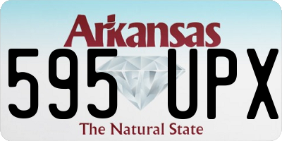 AR license plate 595UPX