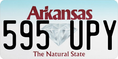 AR license plate 595UPY