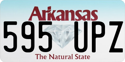 AR license plate 595UPZ
