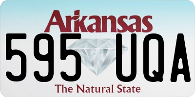 AR license plate 595UQA