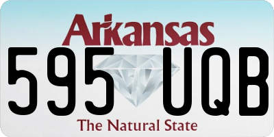 AR license plate 595UQB