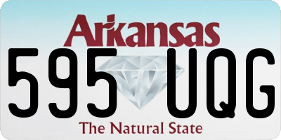 AR license plate 595UQG