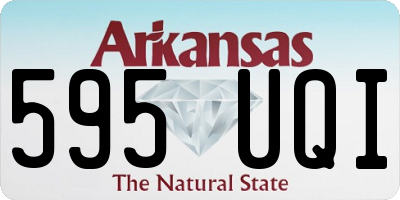 AR license plate 595UQI