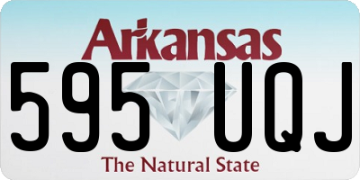 AR license plate 595UQJ