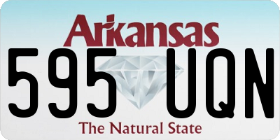 AR license plate 595UQN