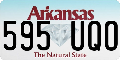 AR license plate 595UQO