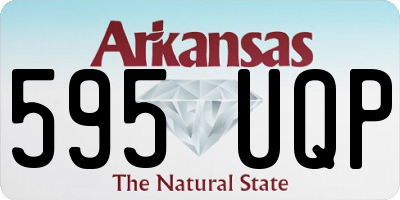 AR license plate 595UQP