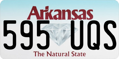 AR license plate 595UQS