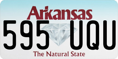 AR license plate 595UQU