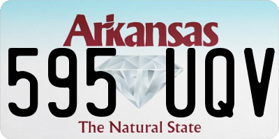 AR license plate 595UQV