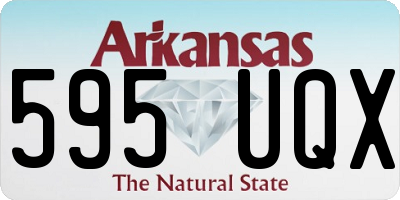AR license plate 595UQX