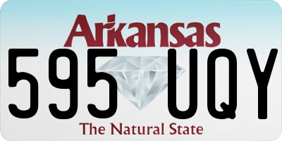 AR license plate 595UQY