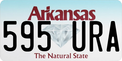 AR license plate 595URA
