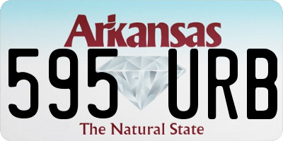 AR license plate 595URB