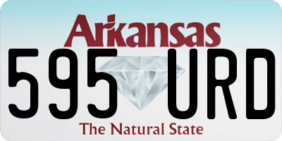 AR license plate 595URD