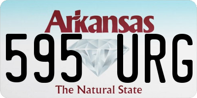 AR license plate 595URG
