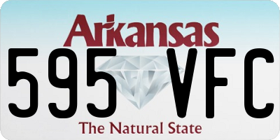 AR license plate 595VFC