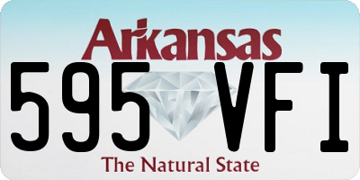 AR license plate 595VFI