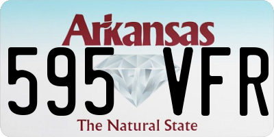 AR license plate 595VFR