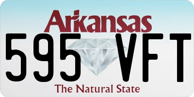 AR license plate 595VFT