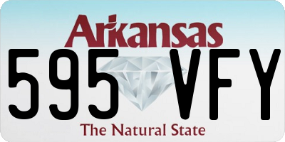 AR license plate 595VFY