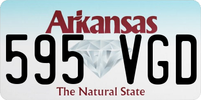 AR license plate 595VGD