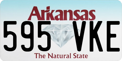 AR license plate 595VKE