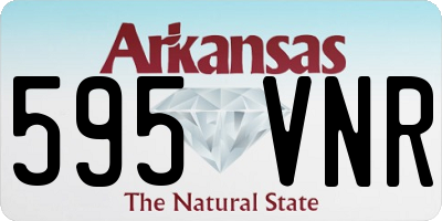 AR license plate 595VNR