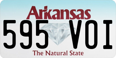 AR license plate 595VOI