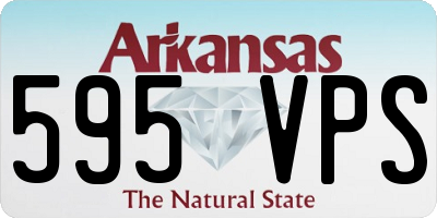 AR license plate 595VPS