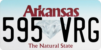AR license plate 595VRG